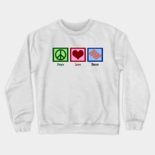 Peace Love Bacon Crewneck Sweatshirt